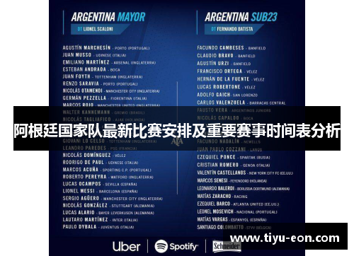 阿根廷国家队最新比赛安排及重要赛事时间表分析 阿根廷国家队最新比赛安排及重要赛事时间表分析